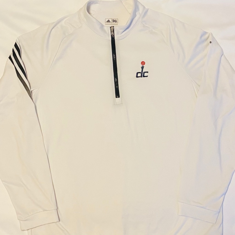 Washington Wizards Adidas Golf Half-Zip Pullover